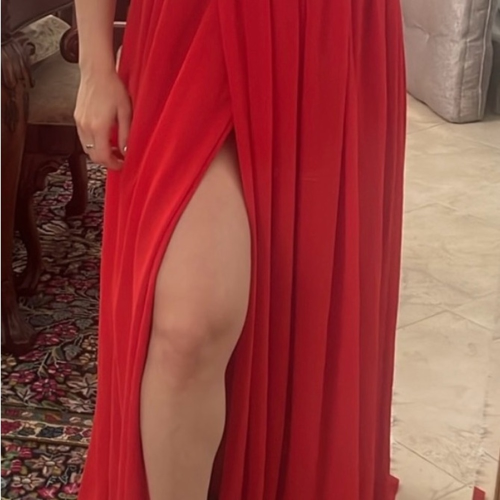 Lovers + Friends Vibrant Red Dress - Picture 9 of 9